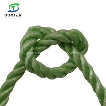 3 Strand Twisted/Twist Navy Green PP/Polypropylene Splitfilm/Split Film Rope for Agriculture Packing